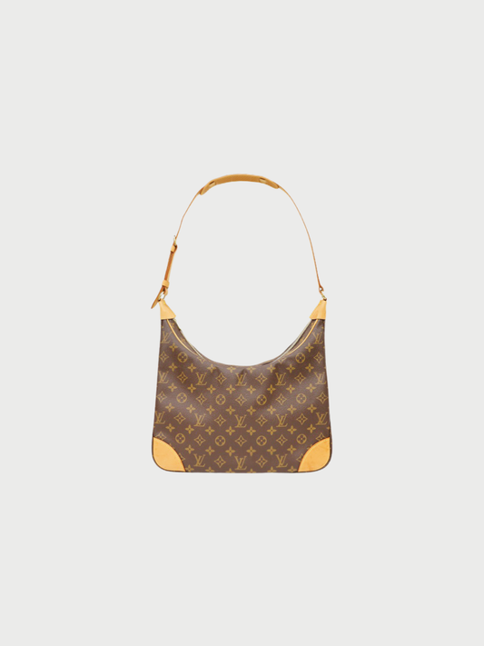 Louis Vuitton 2000 Brown Monogram PVC Leather Boulogne 30 Bag
