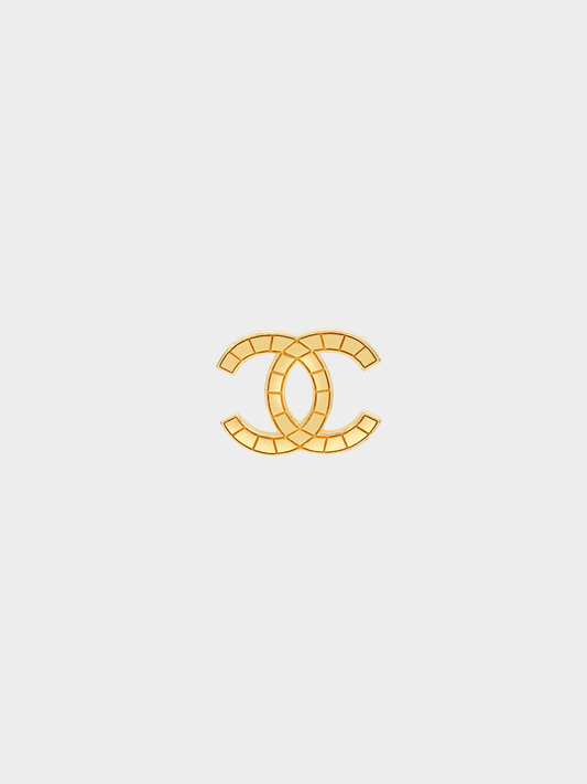 Chanel 2003 Gold Coco Brooch
