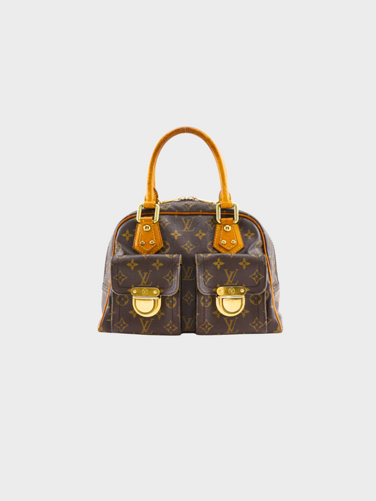 Louis Vuitton 2006 Brown Monogram Manhattan PM Handbag