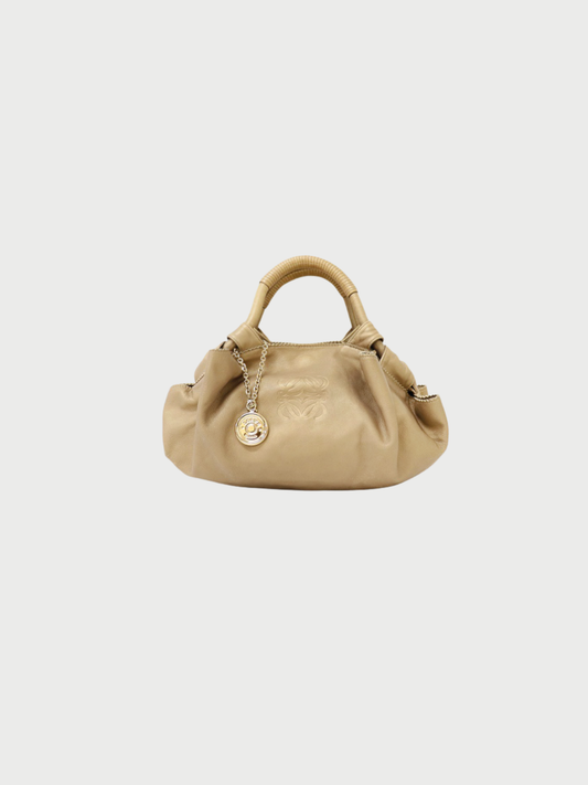 Loewe 2000s Gold Nappa Leather Nappa Aire Bag