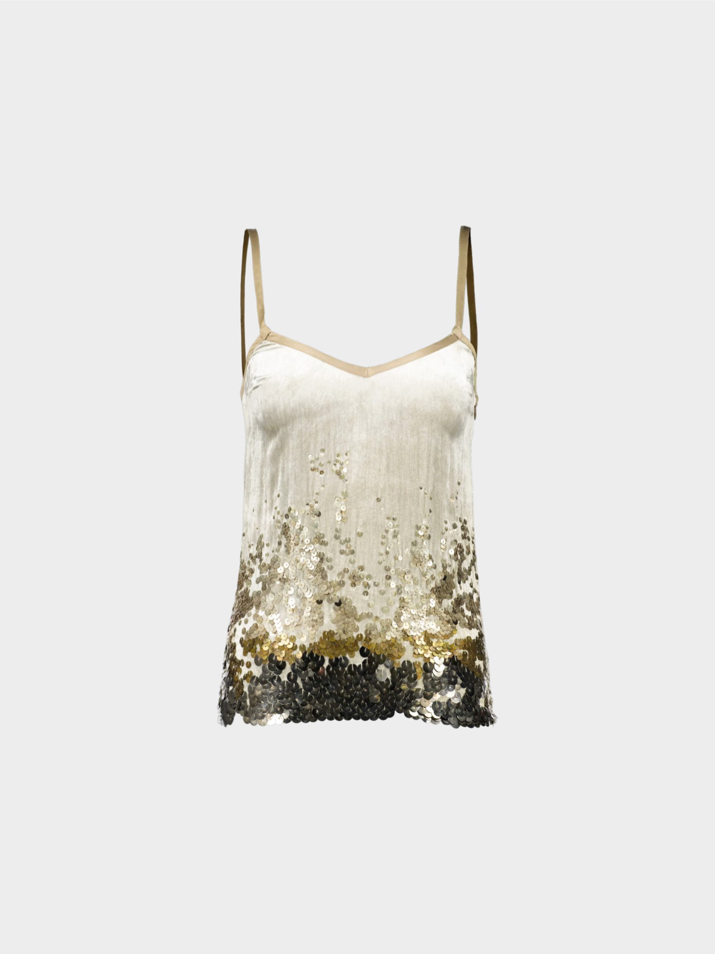 Bottega Veneta FW 2005 Runway Sequined Tank Top