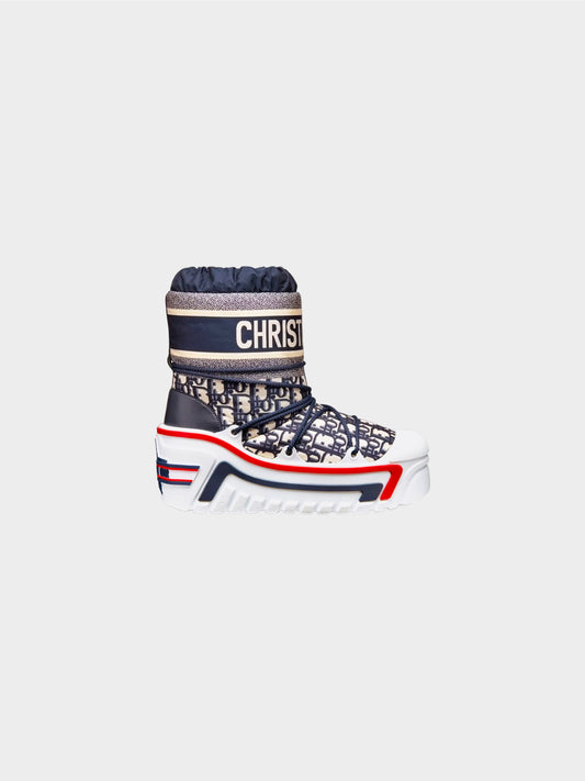Christian Dior 2021 Oblique DiorAlps Snow Ankle Boots
