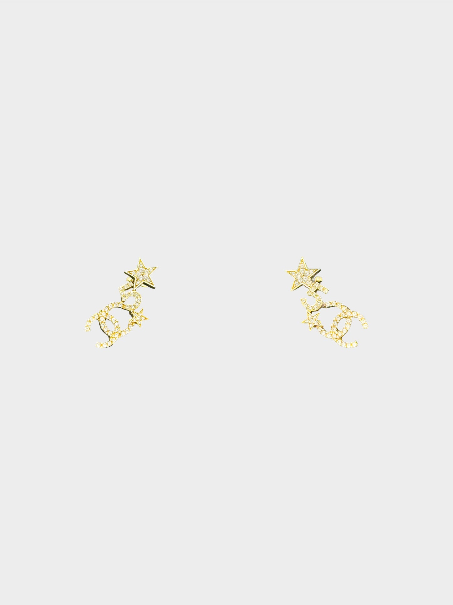Chanel 2022 CC No. 5 Star Cluster Climber Stud Earrings