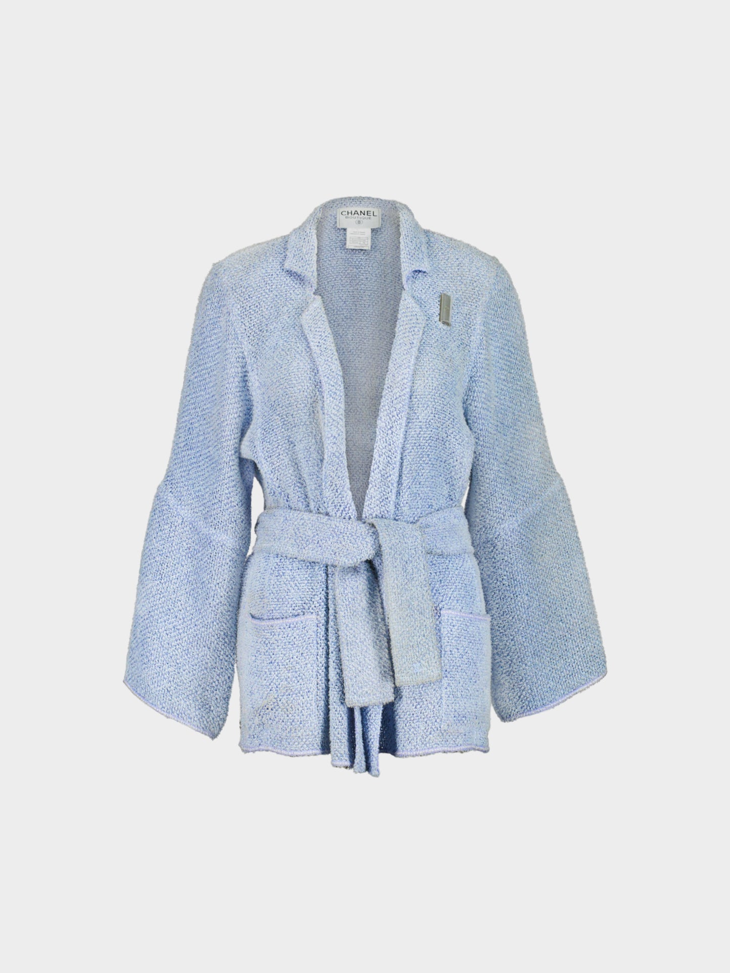 Chanel by Karl Lagerfeld Cruise 1999 Blue Robe Style Jacket
