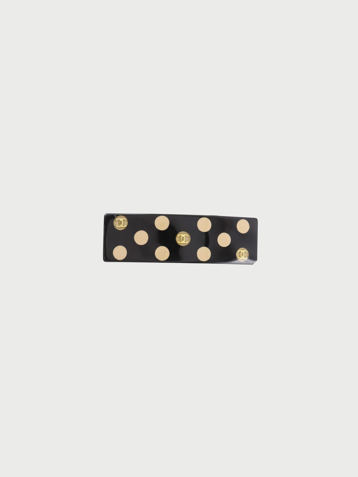 Chanel Fall 2000 Coco Mark Dot Valletta Hair Clip