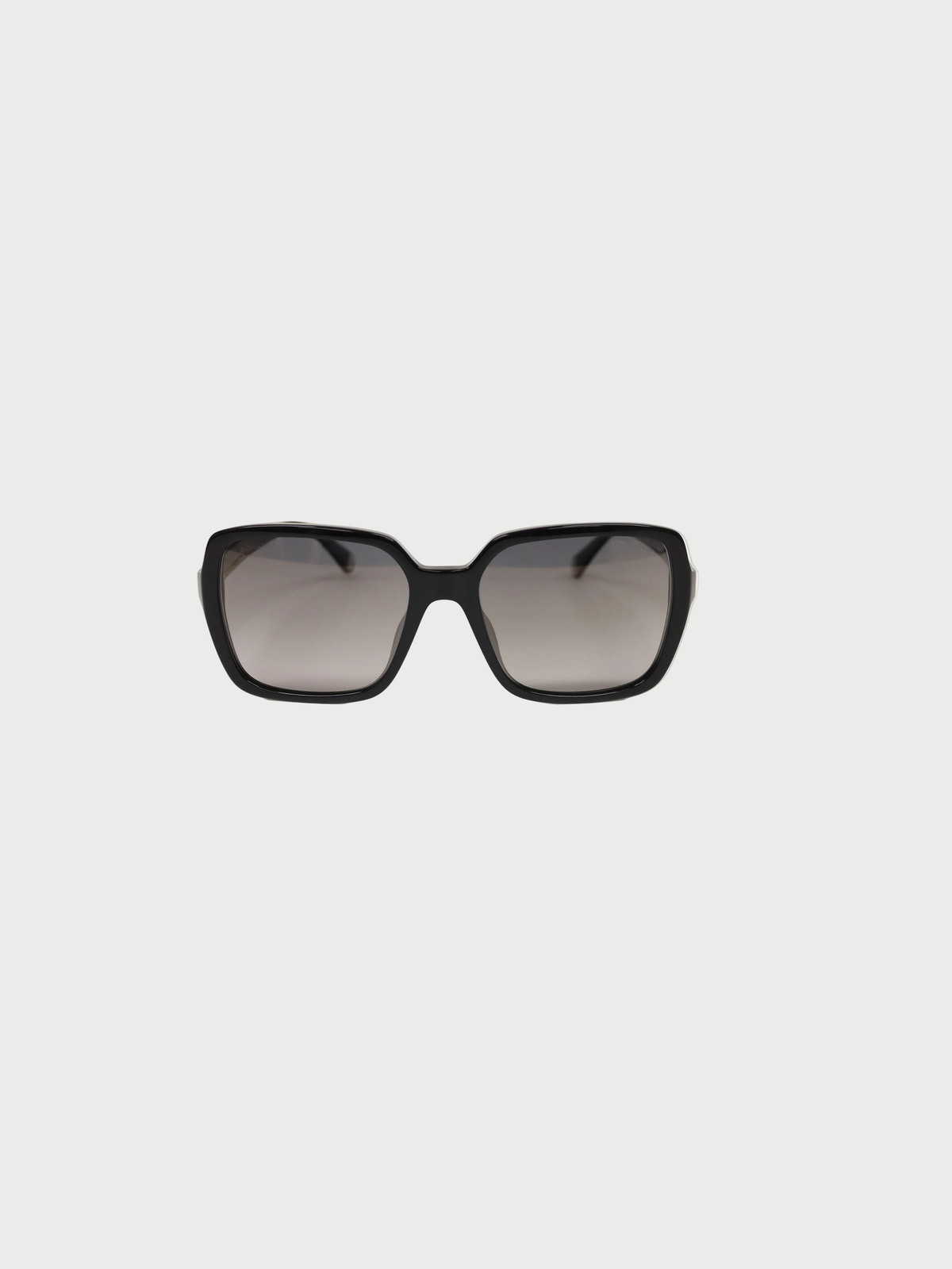 Chanel 2000s Black Coco Sunglasses