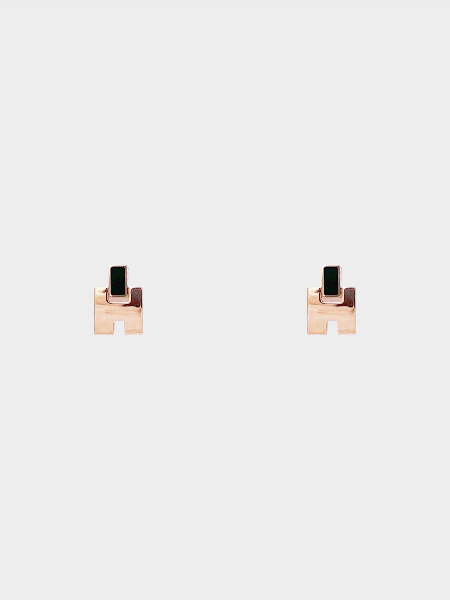Hermès 2018 Rose Gold Irene Earrings