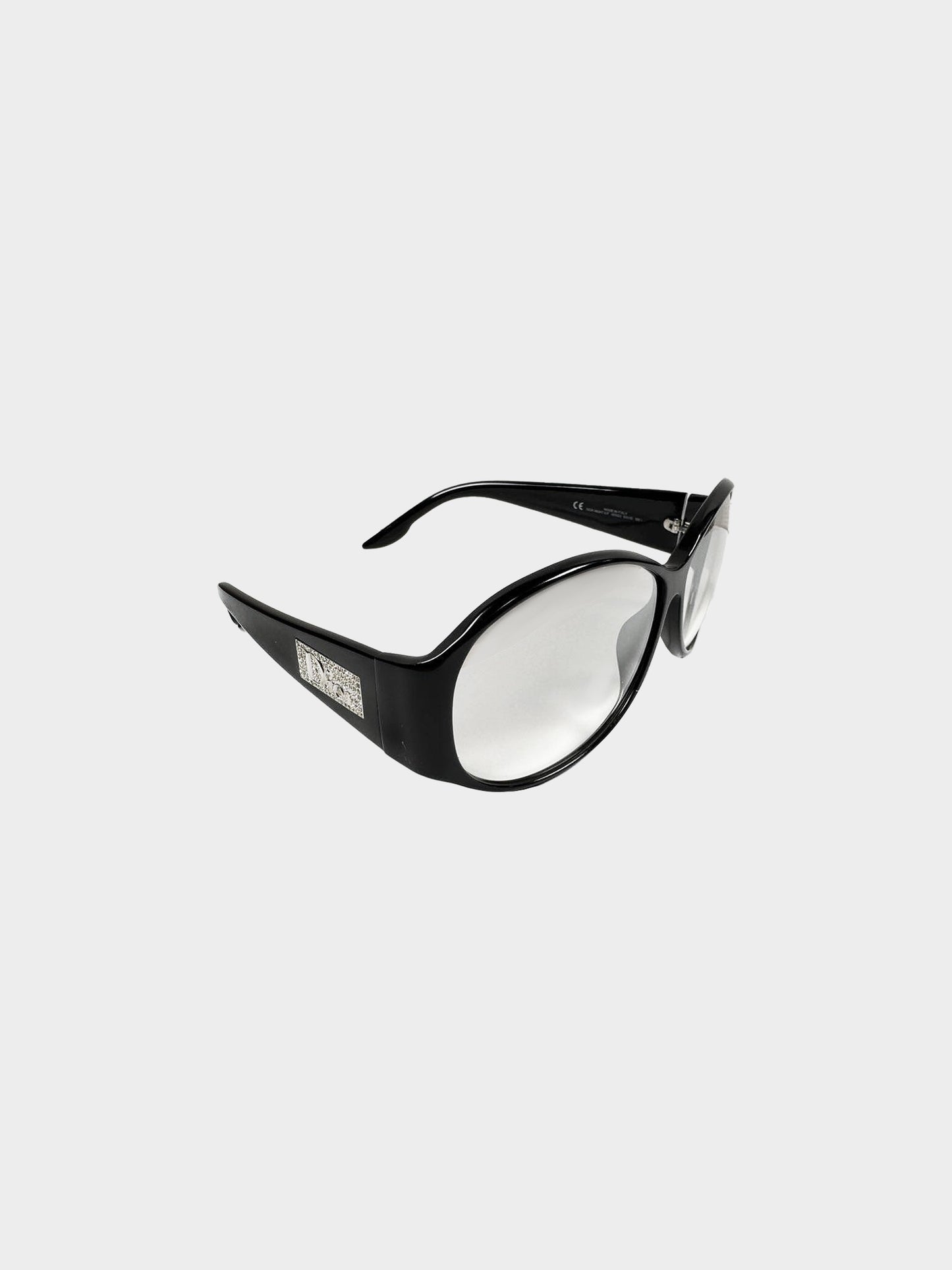 Christian Dior 2000s Black Dior Night 6/F Sunglasses