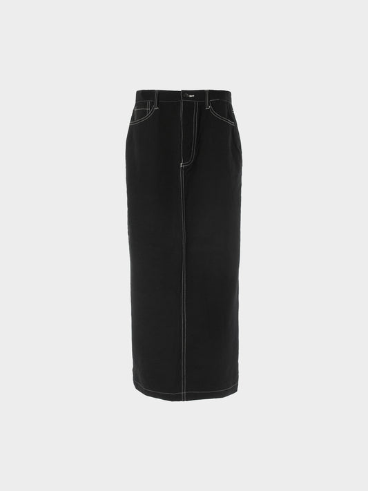 Junya Watanabe 1994 Black Denim Skirt