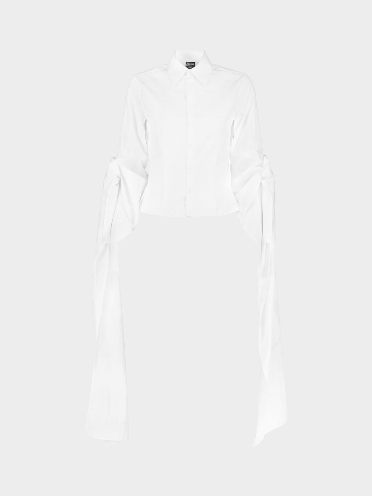 Jean Paul Gaultier 2000s White Long Sleeved Cotton Shirt