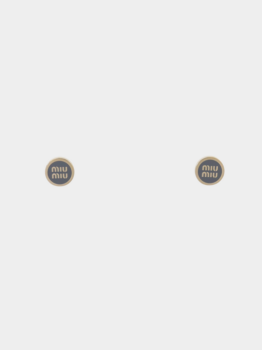 Miu Miu 2010s Enamel Metal Earrings