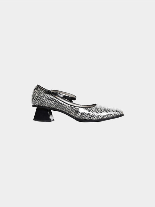 Miu Miu FW 1998 Wrapped Tweed Heels