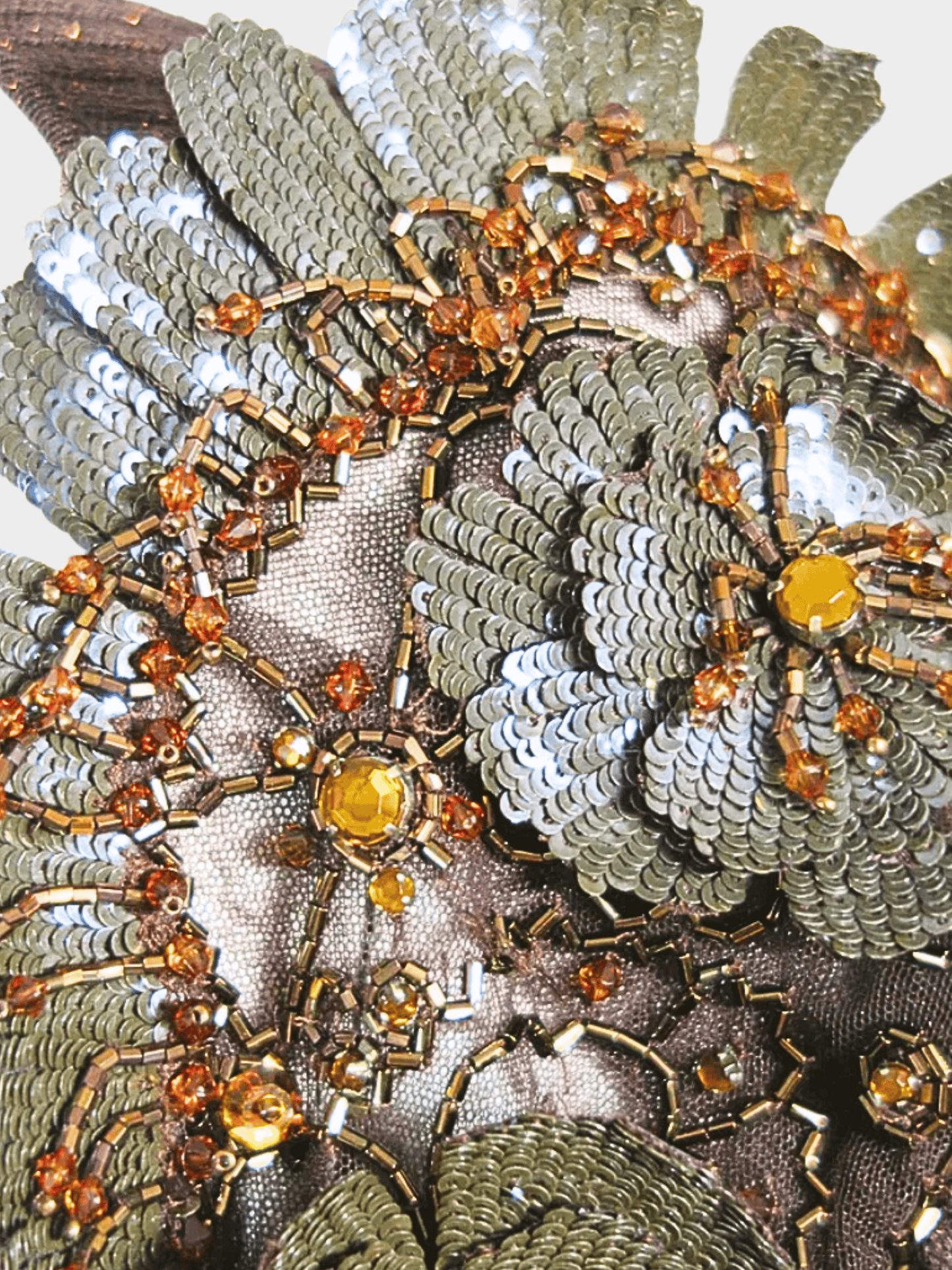 Valentino 2000s Brown Shimmers Bolero Top