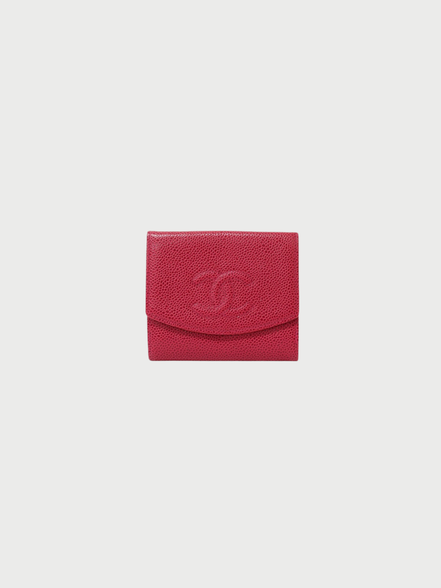 Chanel 2000 Pink Caviar Leather COCO Wallet
