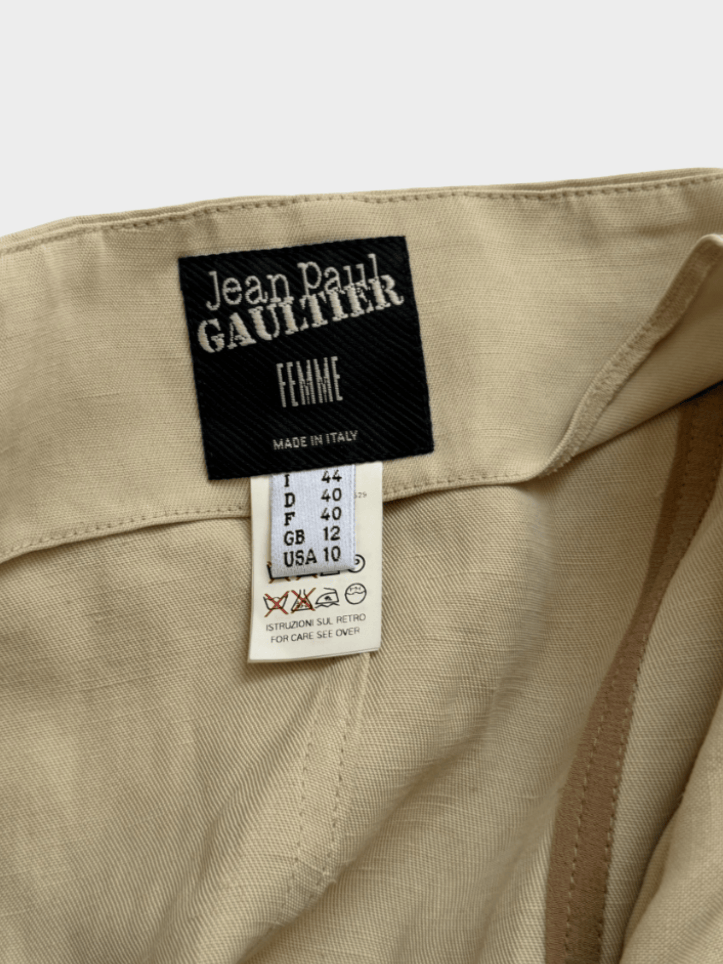 Jean Paul Gaultier 1990s Khaki Utilitary Midi Dress