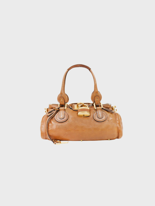 Chloé 2005 Brown Leather Paddington Bag