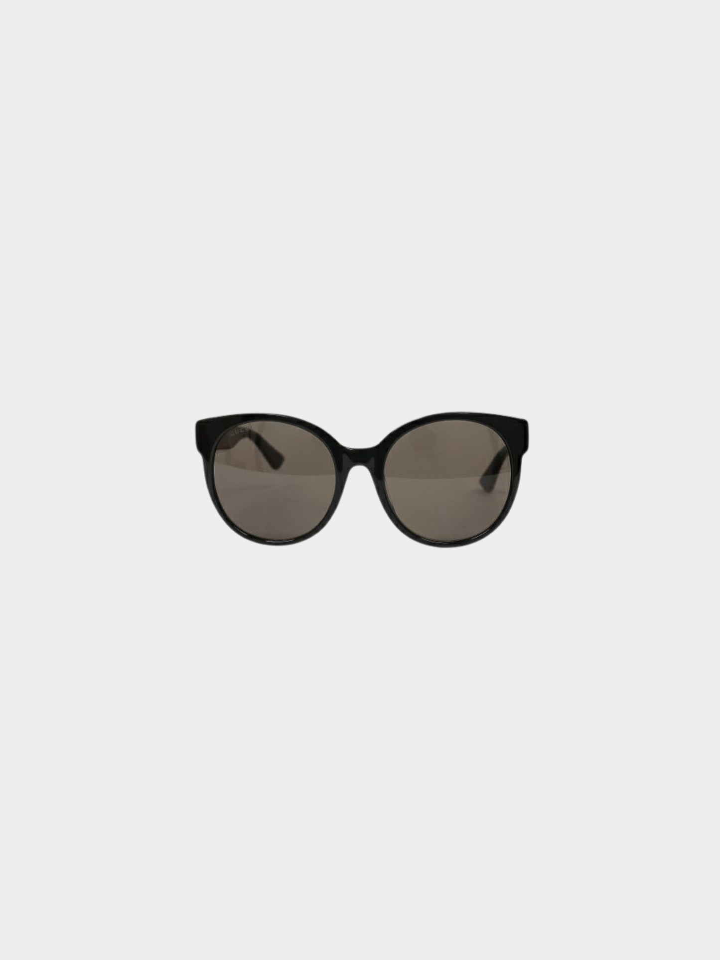 Gucci 2000s Black Plastic Logo Sunglasses