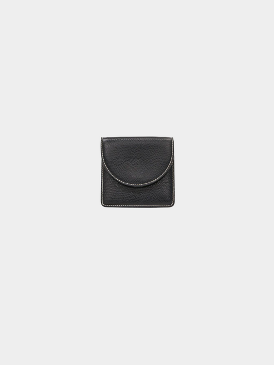 Loewe 2000s Navy Anagram Coin Case