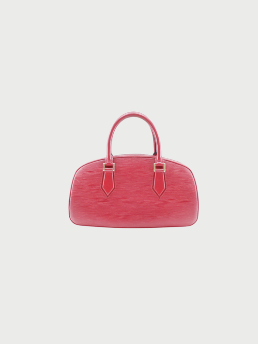 Louis Vuitton 1990s Castilian Red Epi Leather Jasmin Handbag