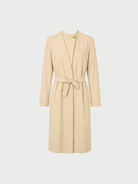 Maison Martin Margiela SS 2010 Beige Cotton Blend Coat