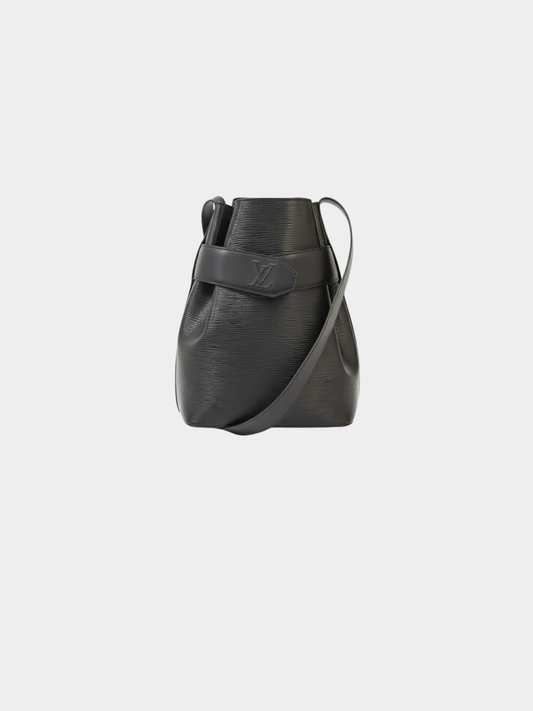 Louis Vuitton 1990s Black Epi Sac D’Epaule PM Bag