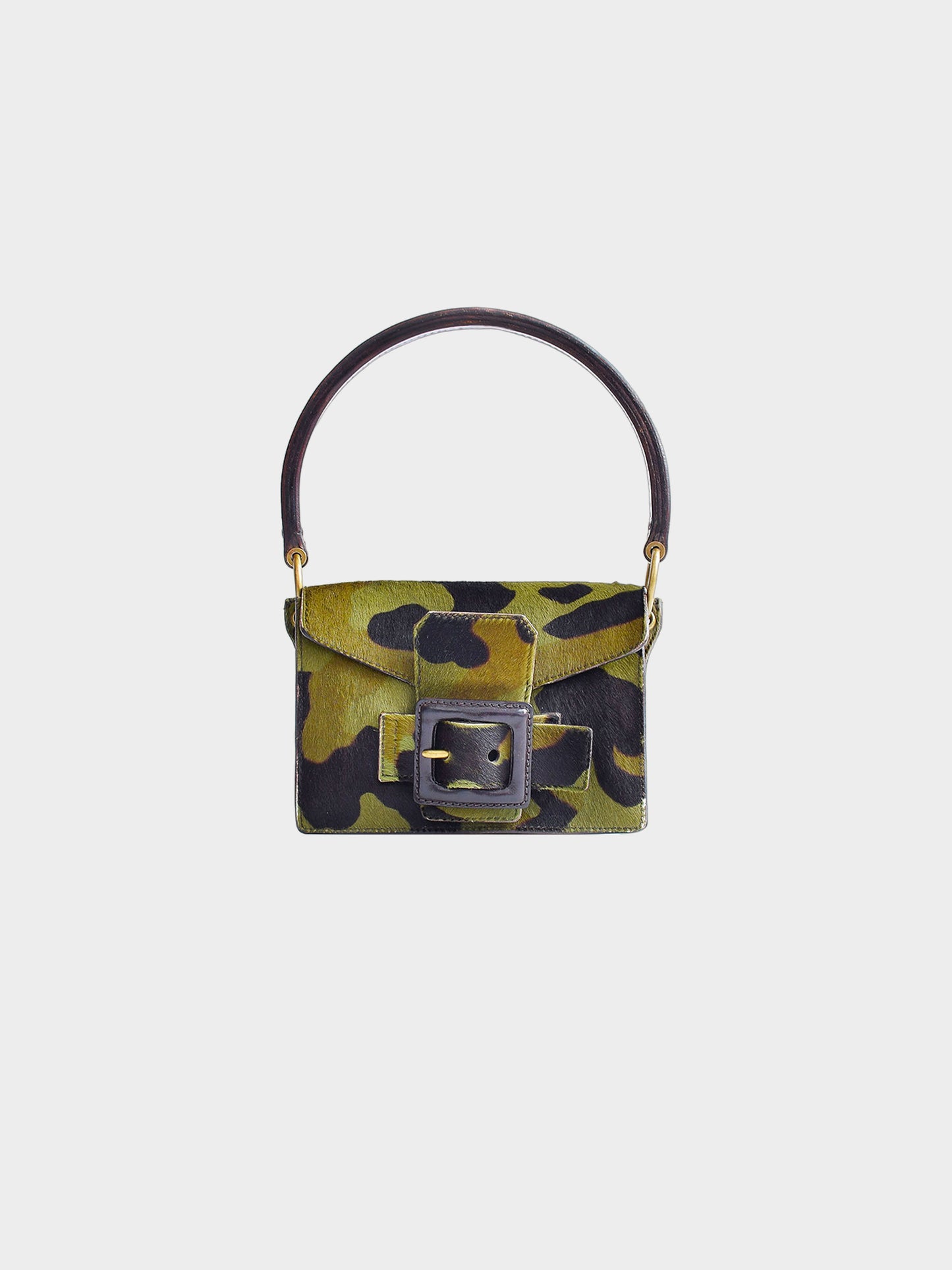 Miu Miu FW 2003 Camo Print Fur Handbag