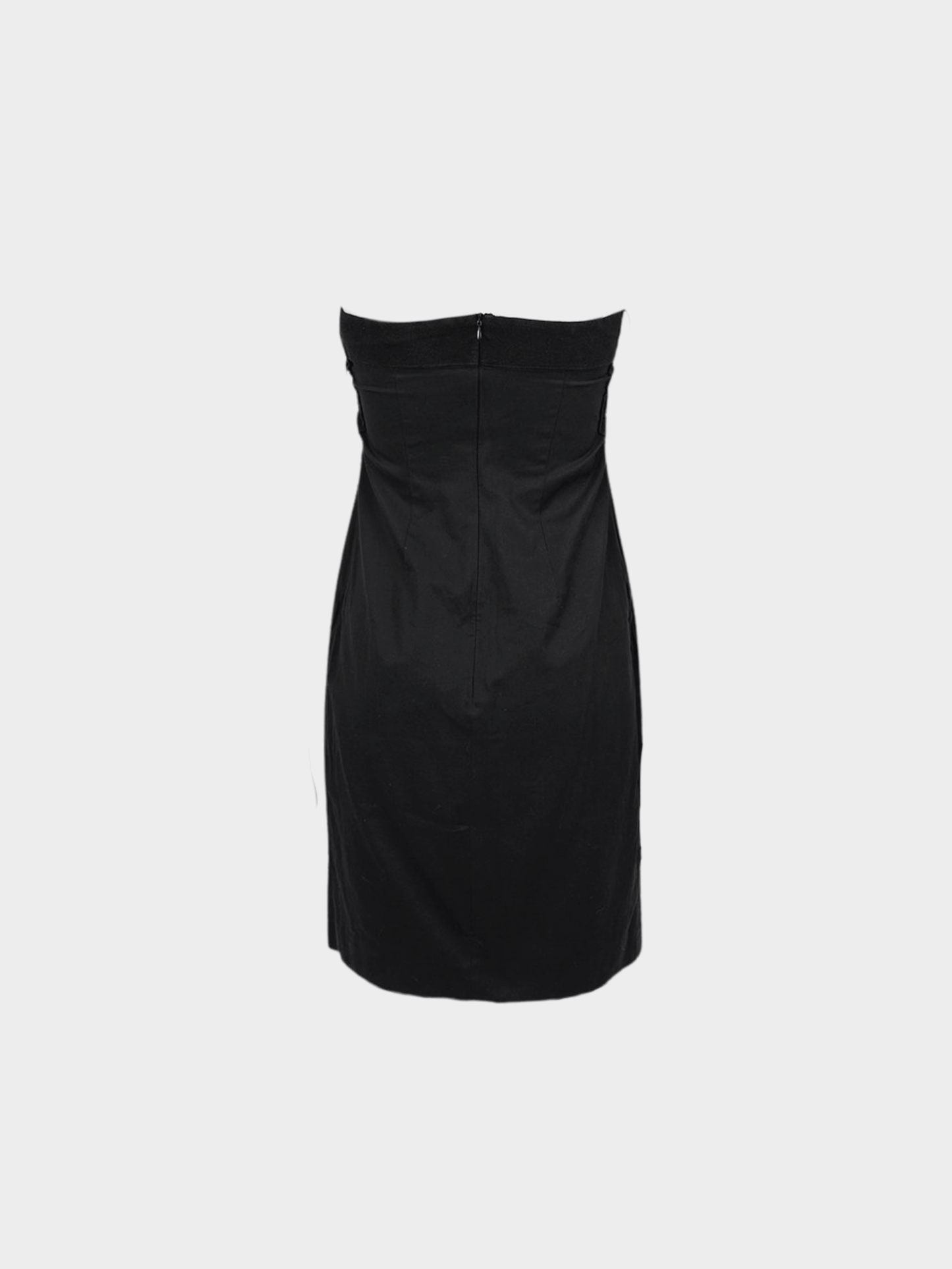 Miu Miu SS 1998 Mini Cotton Black Dress
