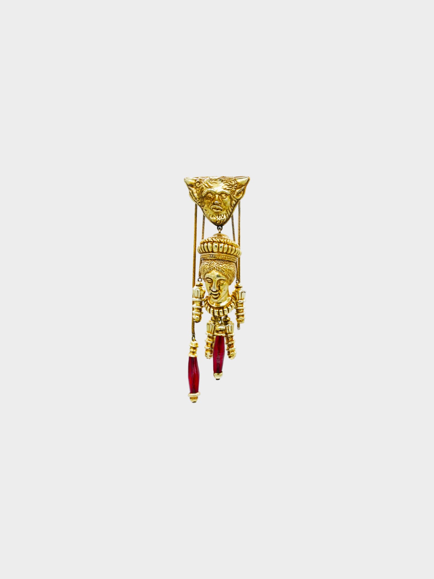 Christian Dior by John Galliano SS 2001 Rare Gold Wonder Woman Ear Clip