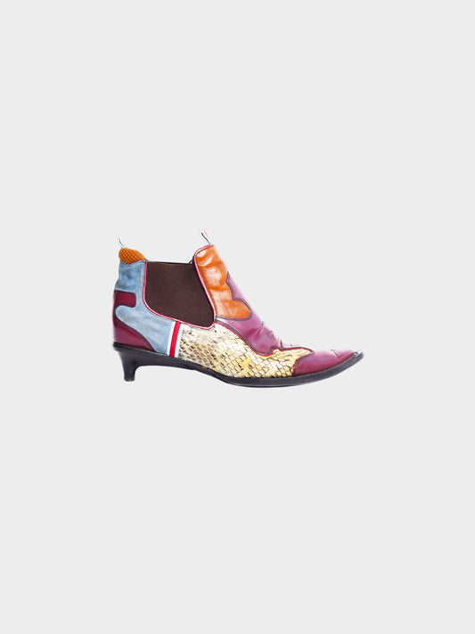 Miu Miu SS 2000 Cowboy Heeled Boots