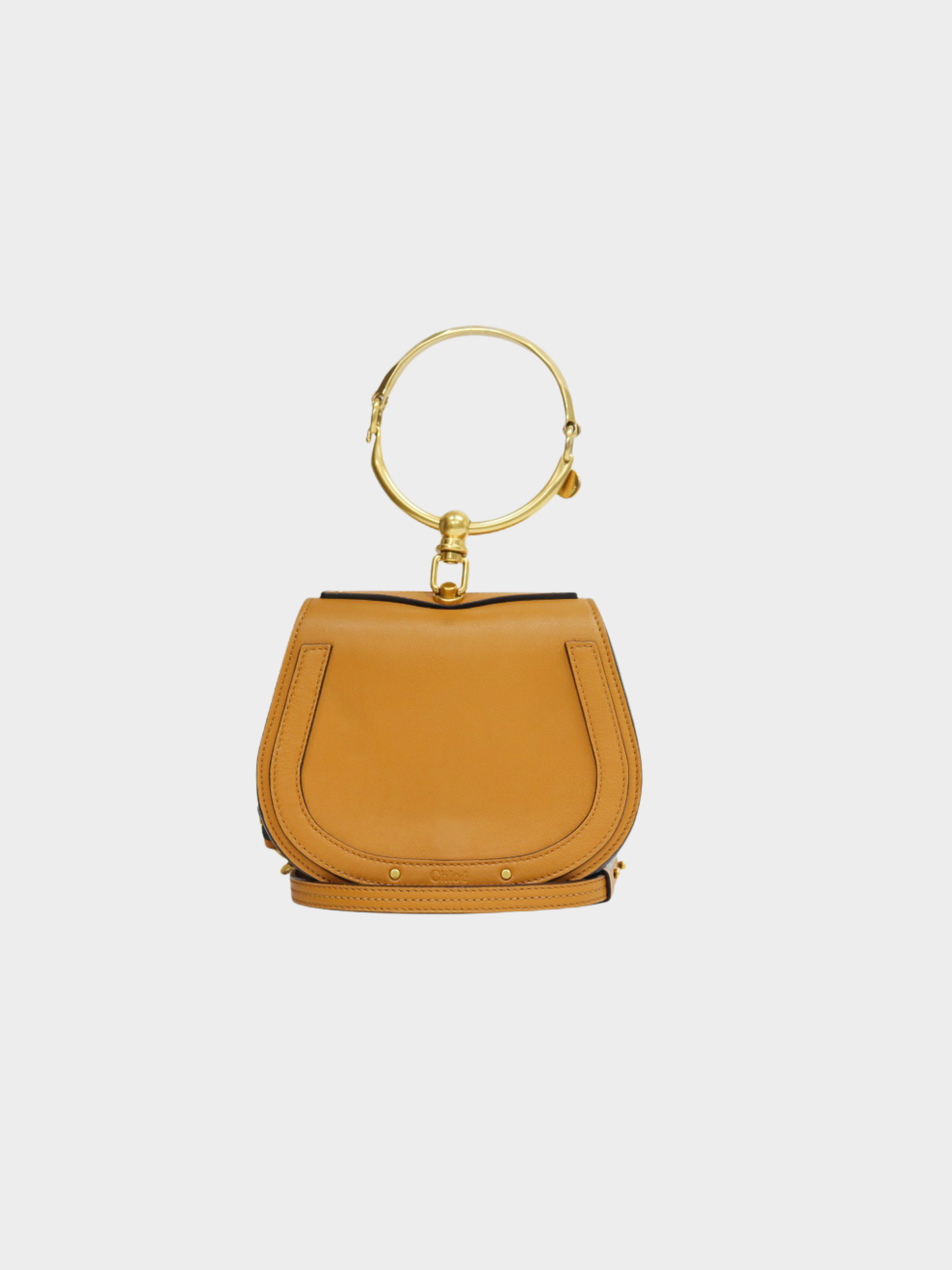 Chloé 2010s Brown Leather Suede Nile 2-Way Bag