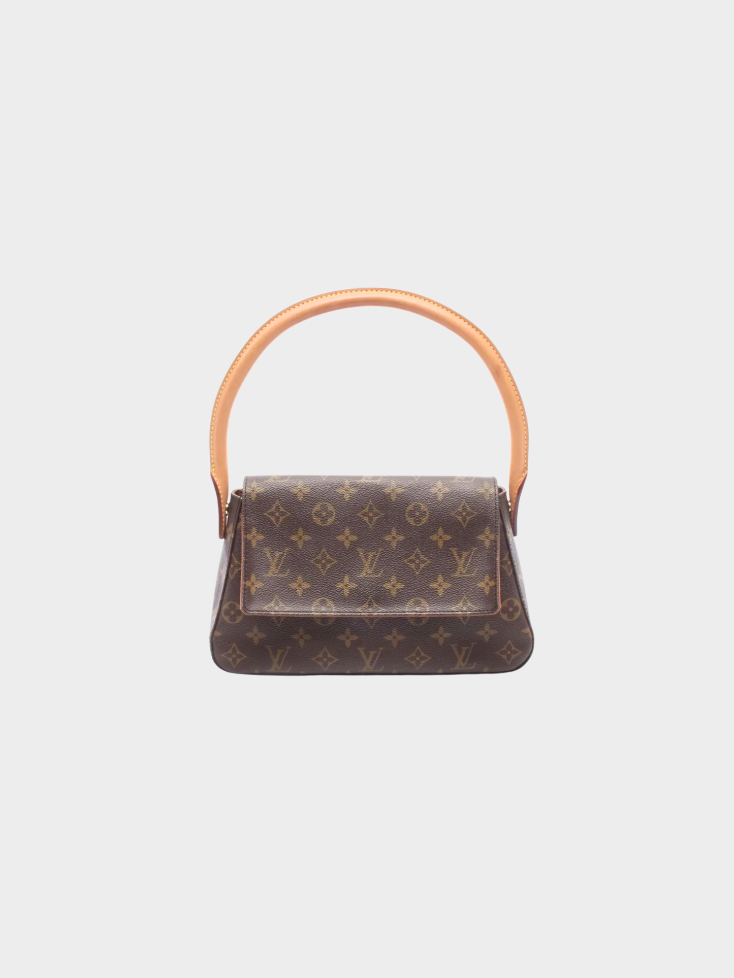 Louis Vuitton 2000s Brown Monogram Canvas Mini Looping Bag