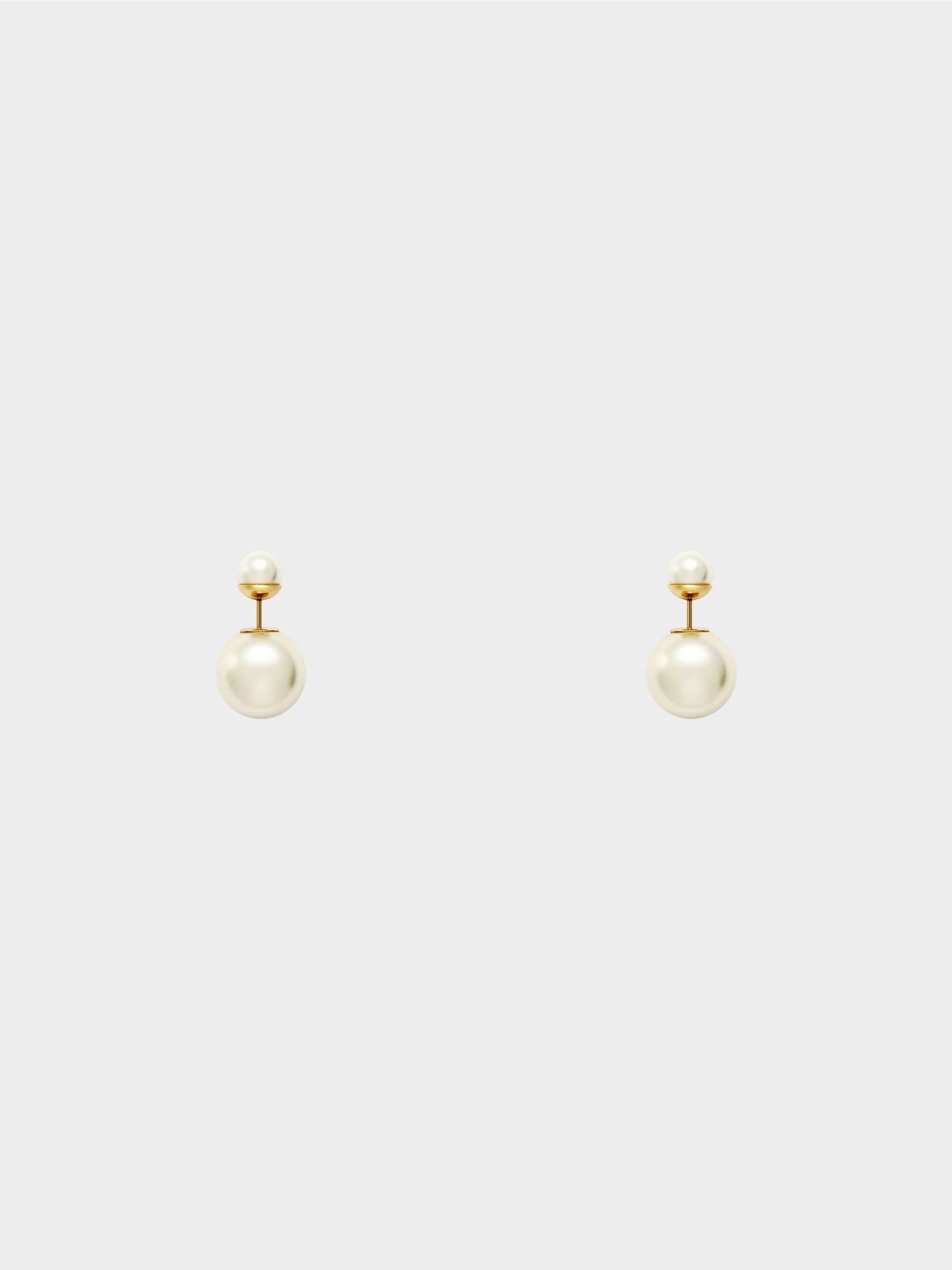 Christian Dior 2010s Tribales Faux Pearl Earrings