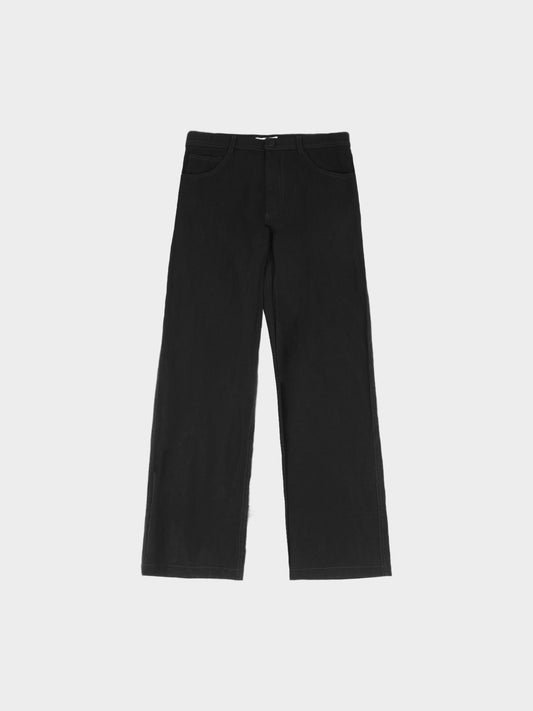 Issey Miyake Fall 2009 Rare Black Nylon Stretch Pants