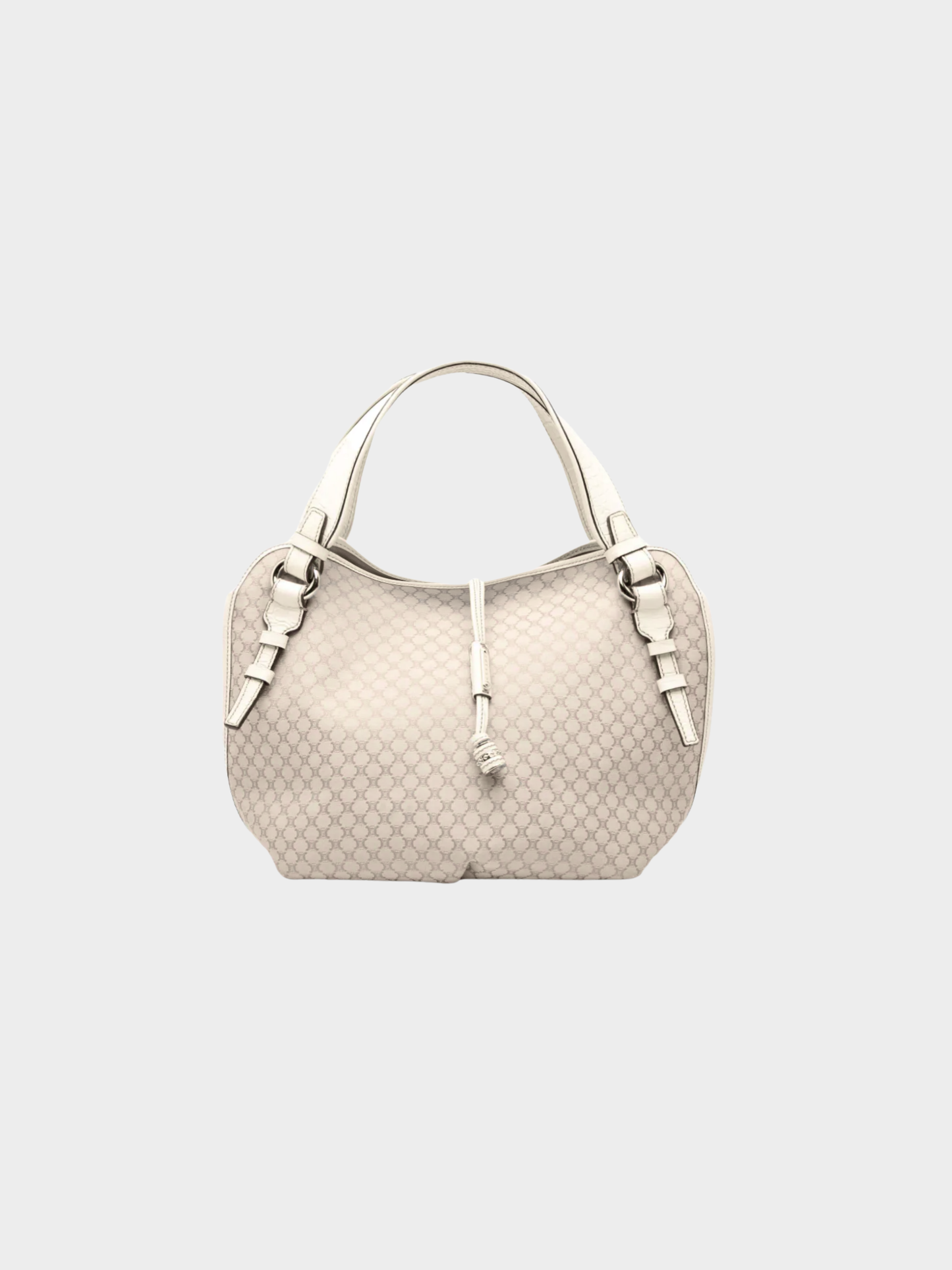 Prada 2000s Black Tessuto Nylon Box Calf Bowling Bag