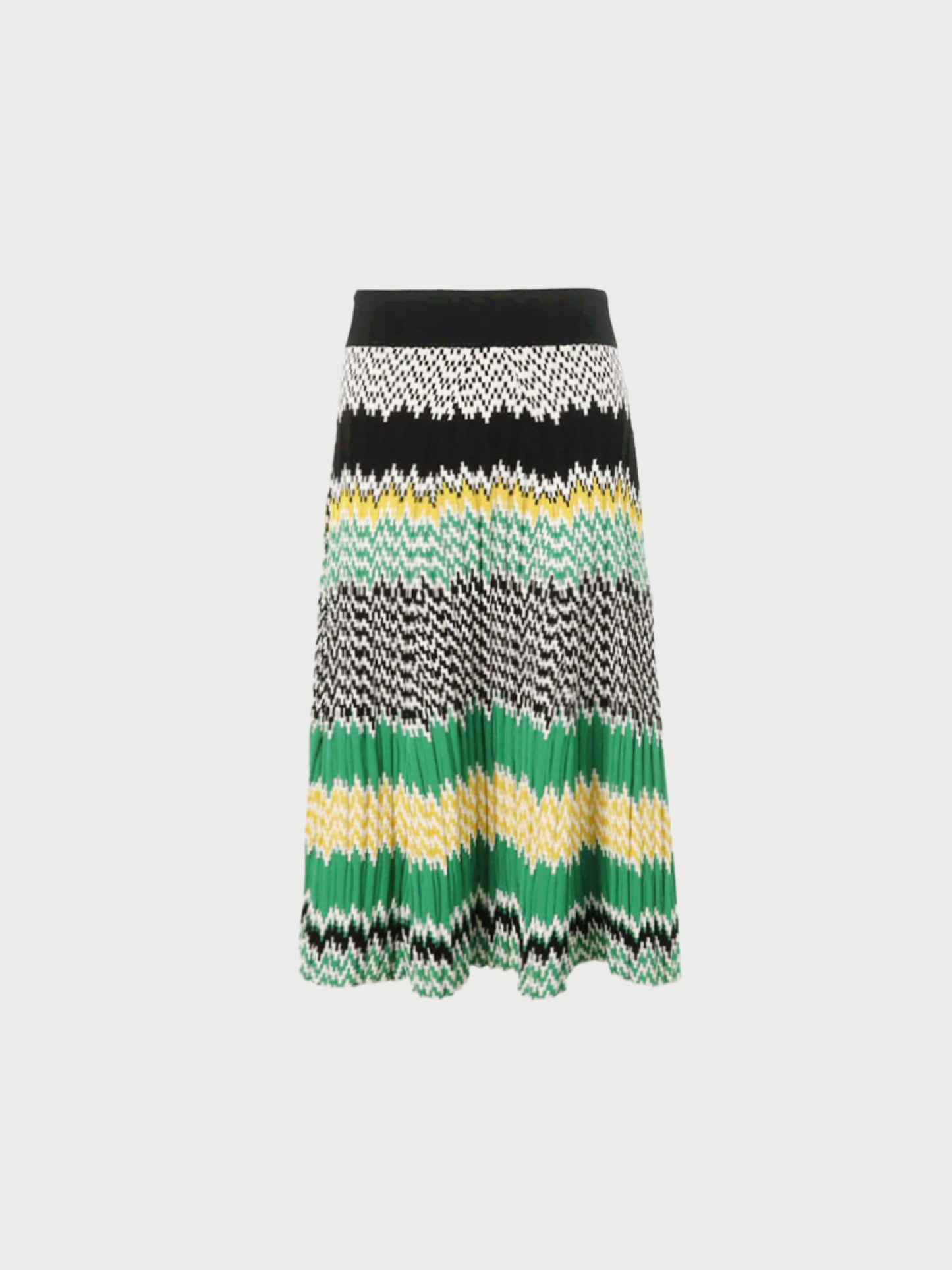 Celine by Phoebe Philo 2015 Multicolor Rayon Blend Skirt