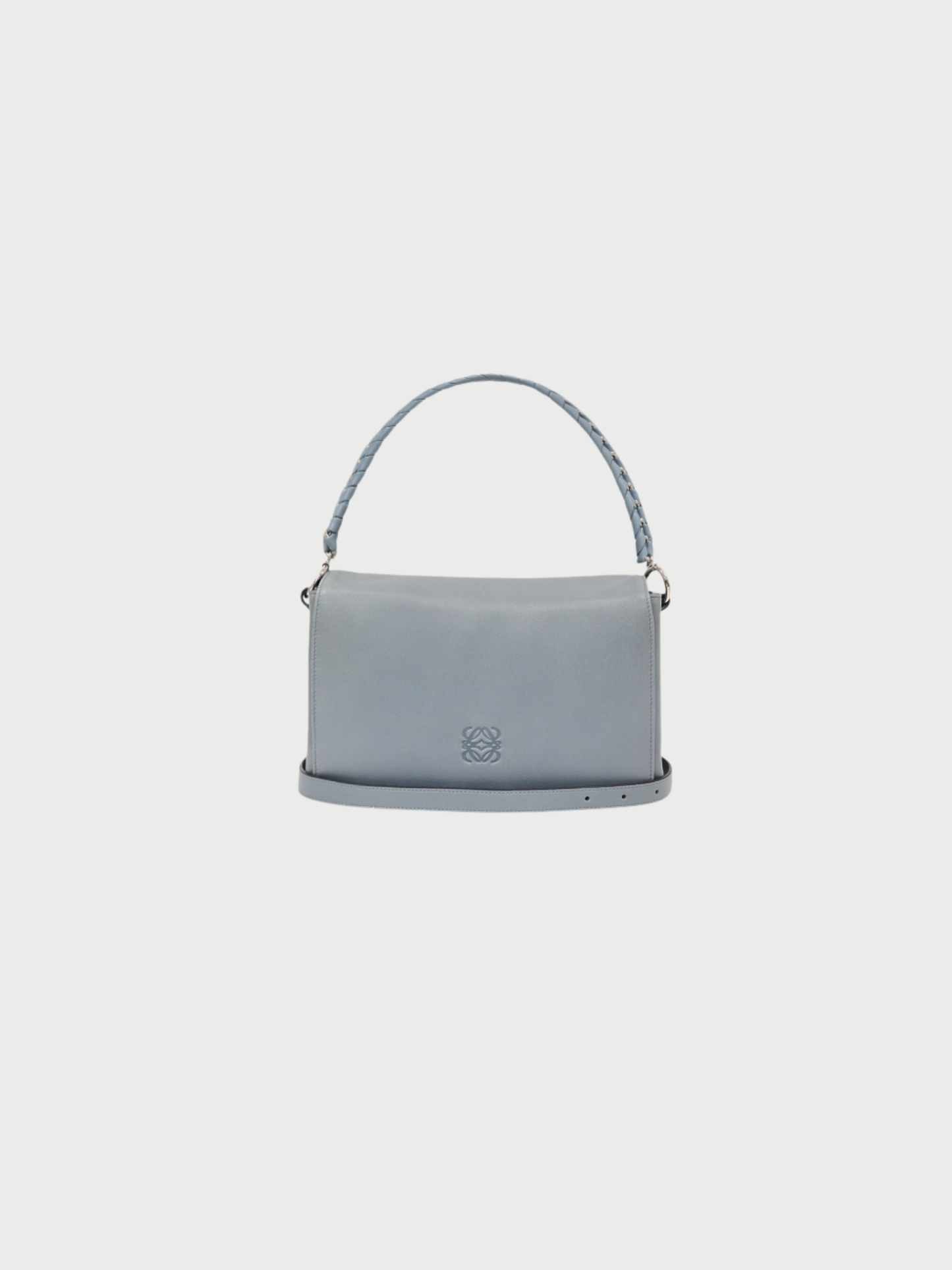Loewe SS 2014 Blue Leather Anagram 2-Way Shoulder Bag