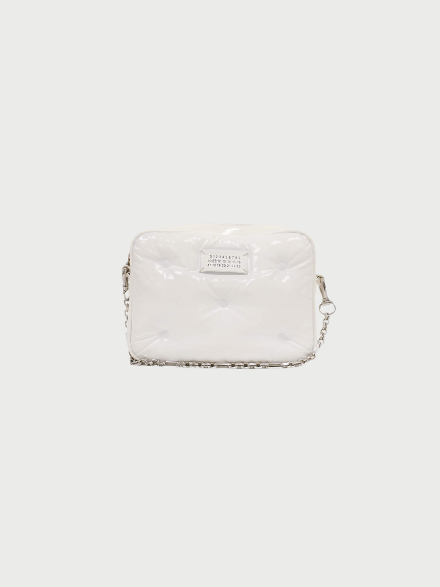 Maison Margiela SS 2018 White Leather Glam Slam Shoulder Bag