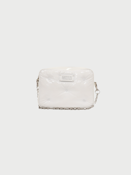 Maison Margiela SS 2018 White Leather Glam Slam Shoulder Bag