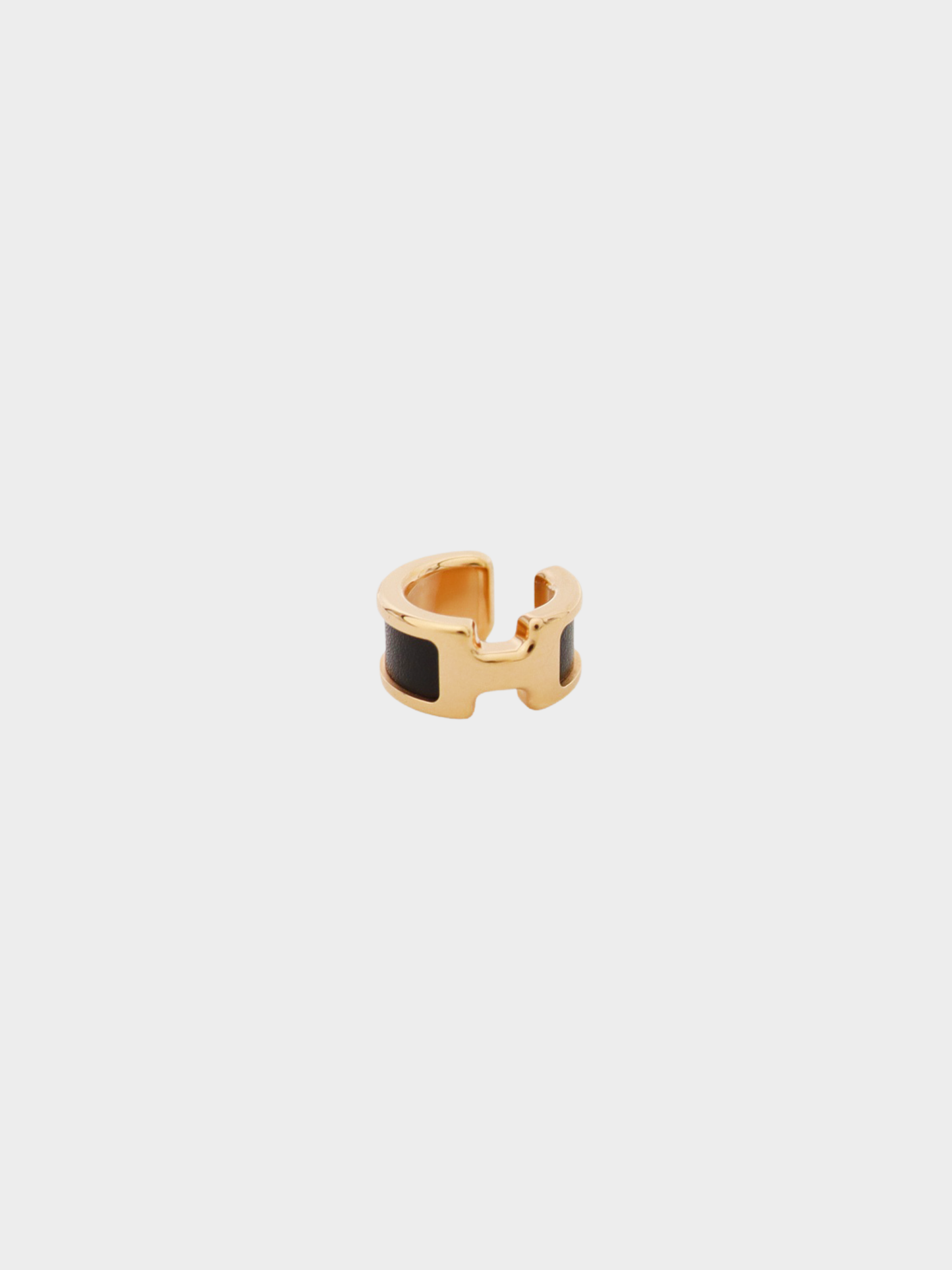 Hermès 2020s Black Pink Gold Olympe Ear Cuff