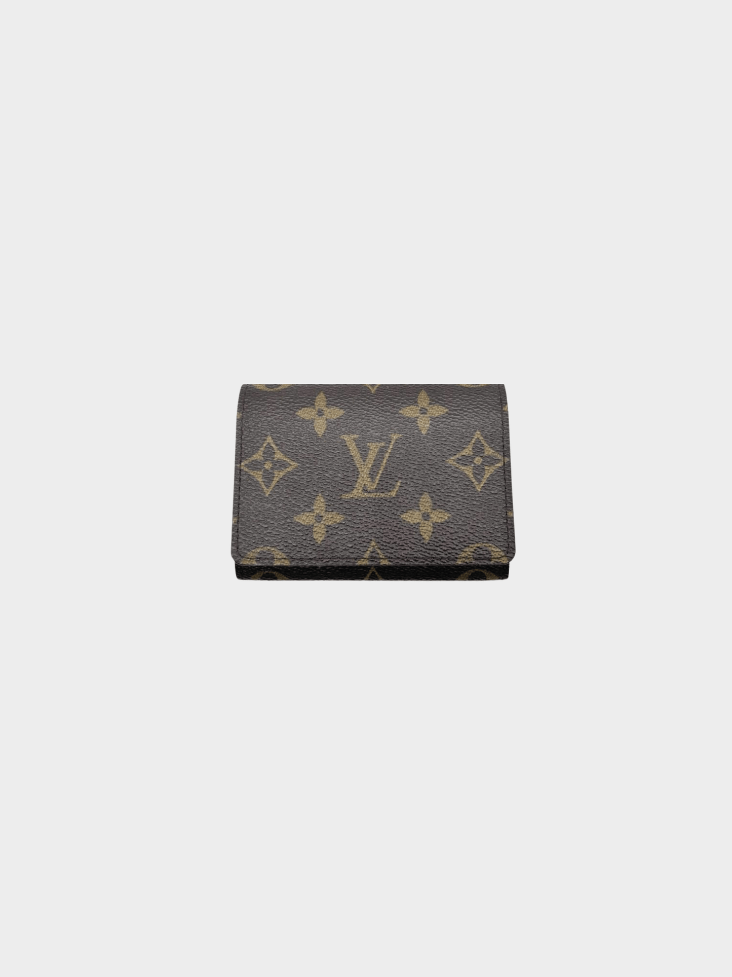 Louis Vuitton 1990s Brown Monogram Canvas Card Holder
