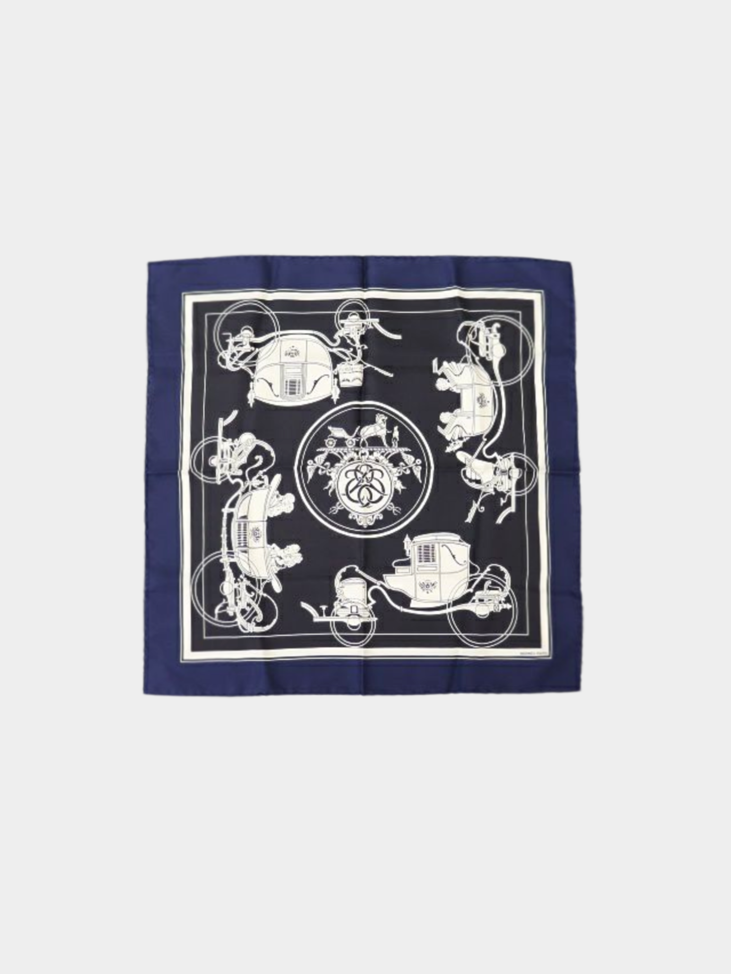 Hermès 2000s Multicolor Silk Carré 45 Scarf