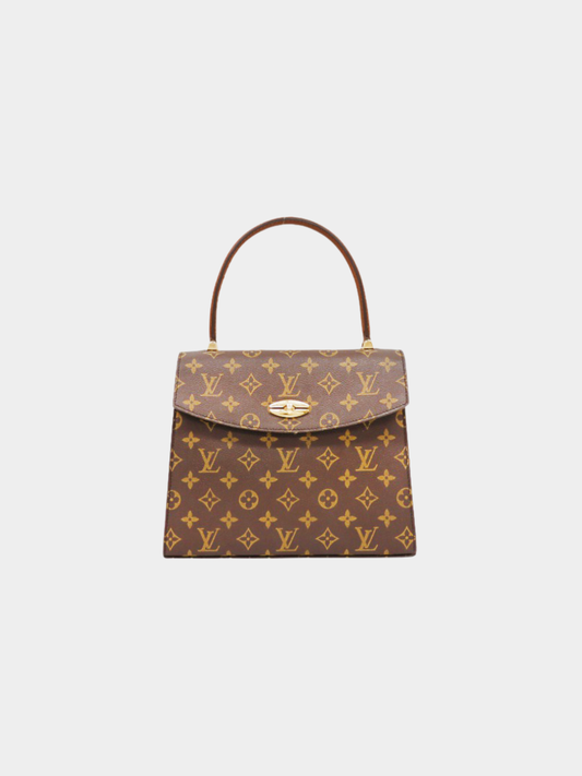 Louis Vuitton 1994 Monogram Marzelb Leather PVC Handbag