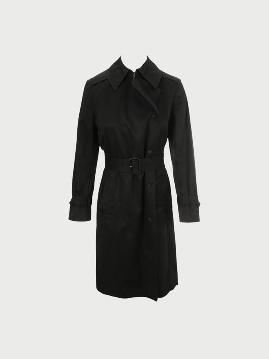 Maison Martin Margiela 2004 Dark Navy Cotton Coat