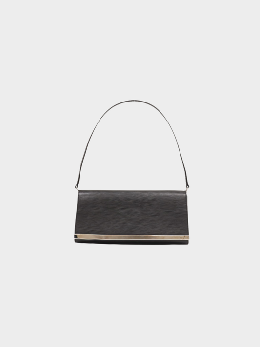 Louis Vuitton 2012 Black Epi Leather Pochette Sévigné Shoulder Bag