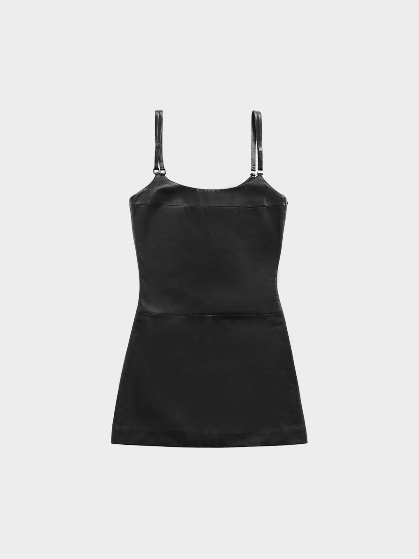 Prada 1999 Black Leather Dress