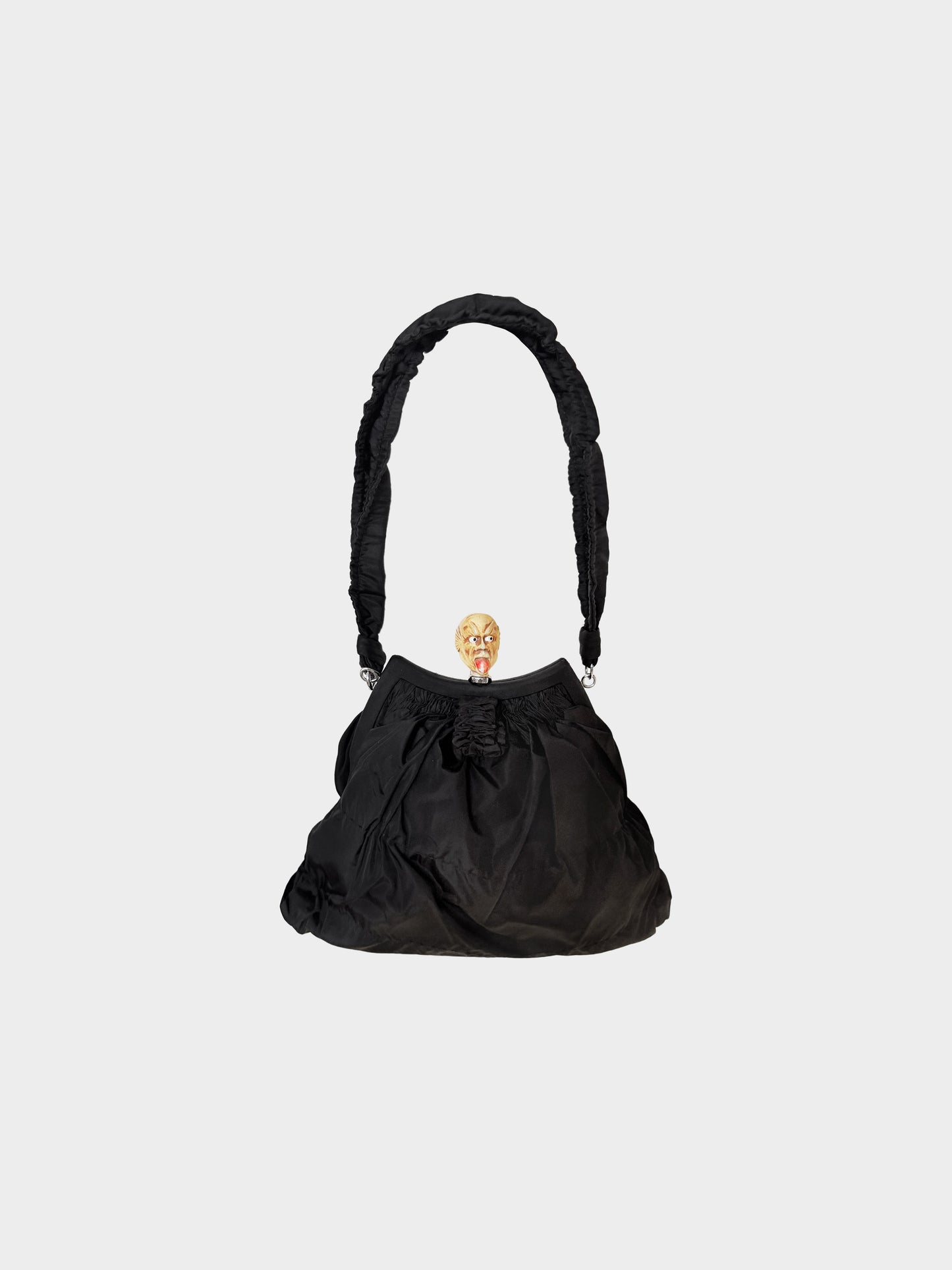Prada SS 2024 Black Nylon 1913 Mythological Creature Bag