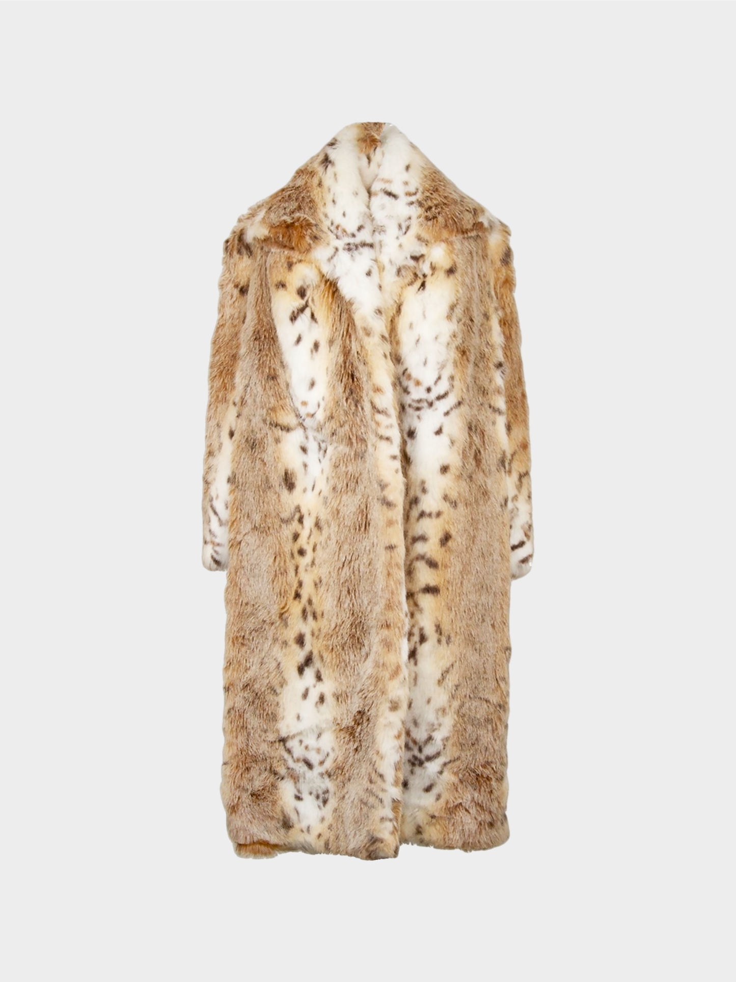Vivienne Westwood Couture 1990s Leopard Faux Fur Coat