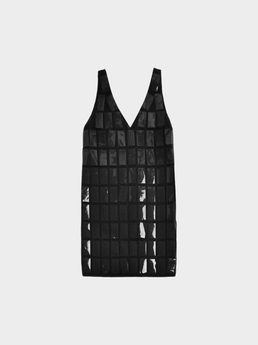 Prada FW 1998 Black Silk Dress