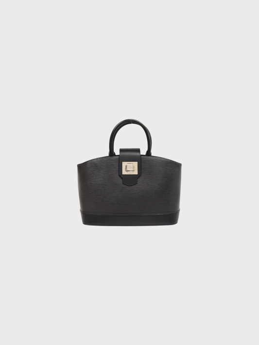 Louis Vuitton 2012 Noir Epi Leather Mirabeau PM Bag