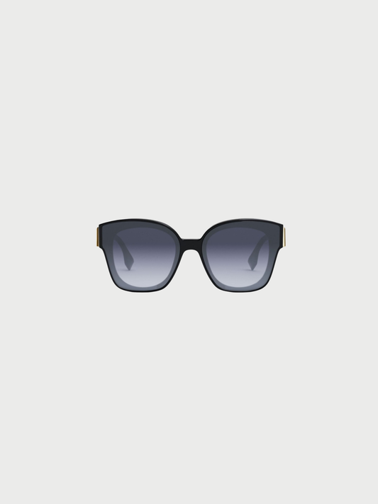 Fendi 2020s Black Acetate Fendi First FE40098I Sunglasses
